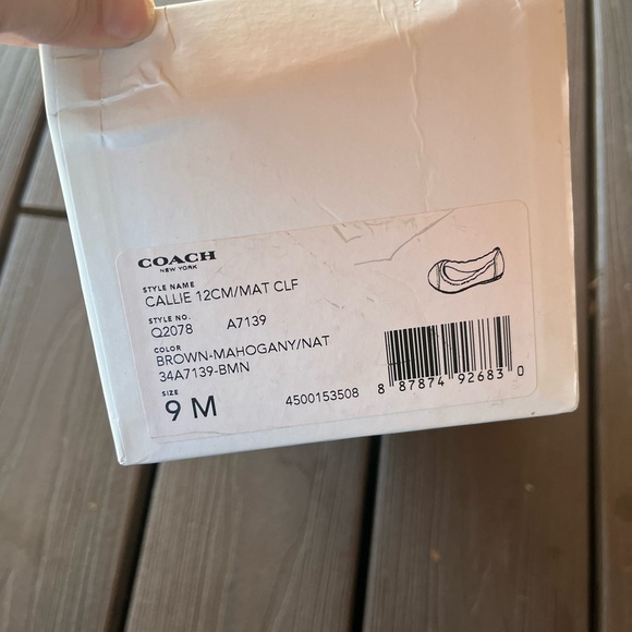 Coach Callie Signature Logo Ballet Flats Size 9 - Picture 2 of 10